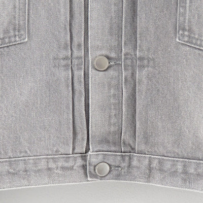 【Unlikely/アンライクリー】<br>Unlikely Time Travel Trucker Jacket Gray Denim <br>U25F-18-0011