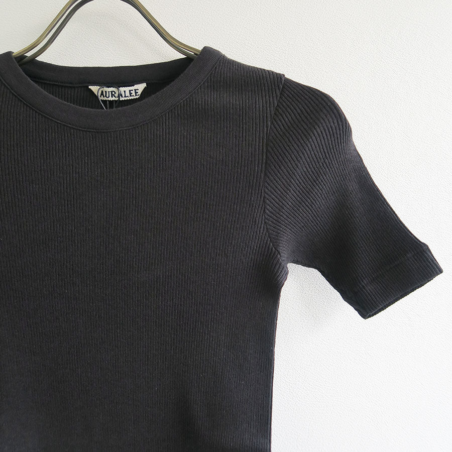 【AURALEE/オーラリー】<br>ORGANIC SOFT RIB TEE <br>A25ST04OT