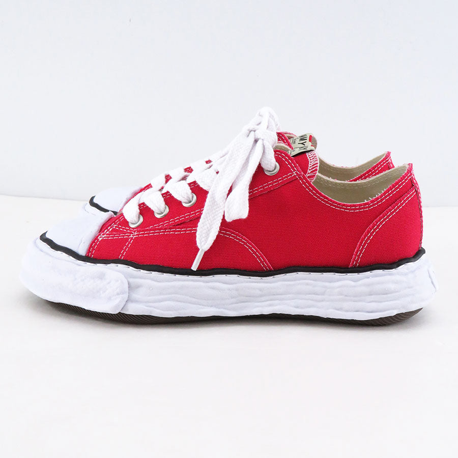 【Maison MIHARA YASUHIRO】<br>"PETERSON23" OG Sole Canvas Low-top Sneaker (RED) <br>A11FW702