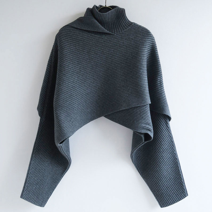 IIROT/イロット】Cotton wool layered knit 024-023-KT56の通販