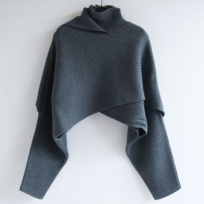 【IIROT/イロット】<br>Cotton wool layered knit <br>024-023-KT56