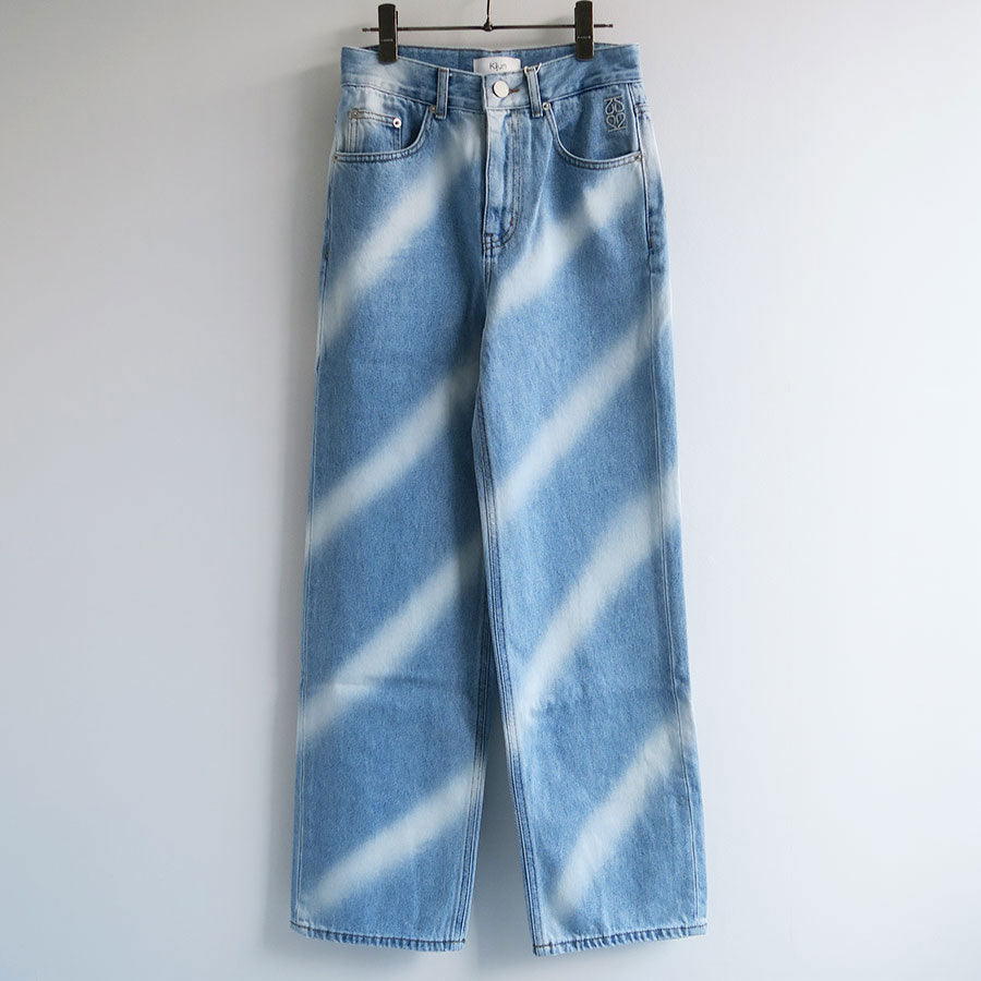 【Kijun/キジュン】<br>High-Rise Oblique Jeans <br>24PSW306