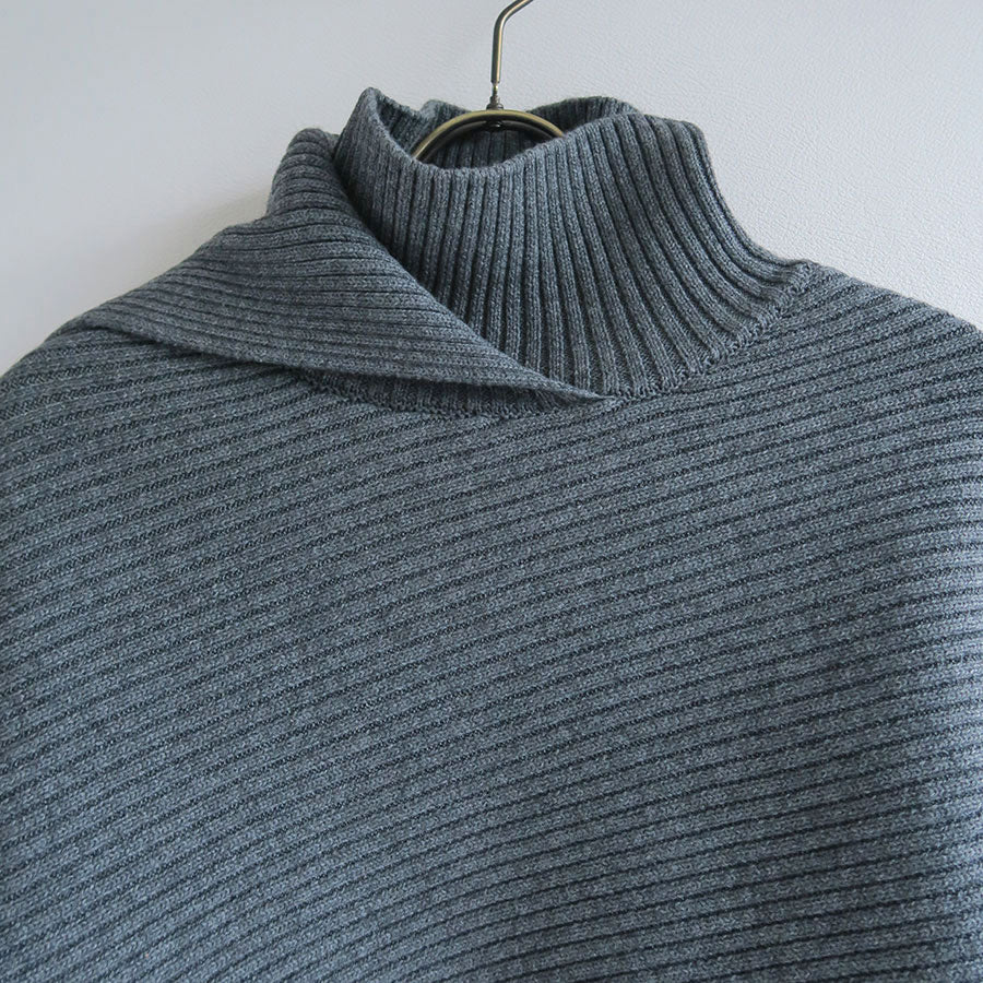 【IIROT/イロット】<br>Cotton wool layered knit <br>024-023-KT56