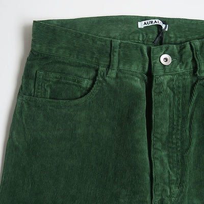 【9/5からポイント10%還元】<br>【AURALEE/オーラリー】<br>PIGMENT DYED FINX CORDUROY WIDE 5P PANTS <br>A25AP04FC