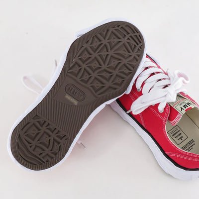 【Maison MIHARA YASUHIRO】<br>"PETERSON23" OG Sole Canvas Low-top Sneaker (RED) <br>A11FW702