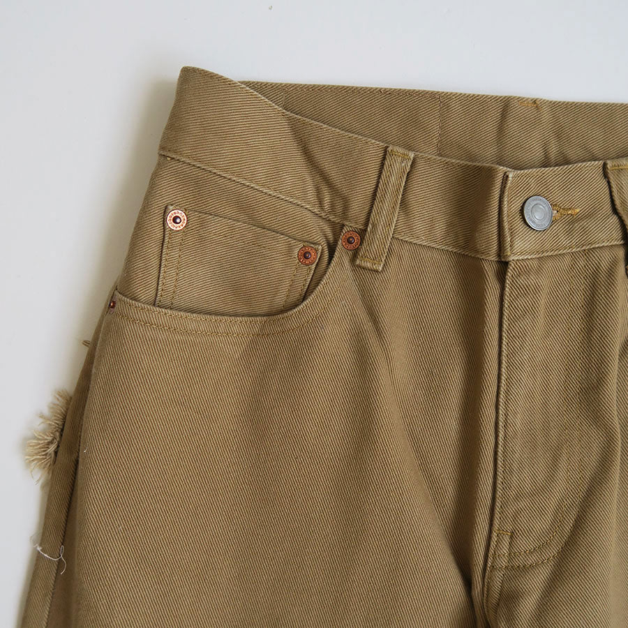 【kotohayokozawa/コトハヨコザワ】<br>FRINGE DENIM PANTS <br>KT23A-PT01