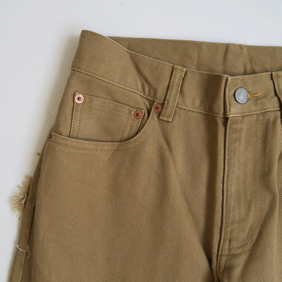 【kotohayokozawa/コトハヨコザワ】<br>FRINGE DENIM PANTS <br>KT23A-PT01