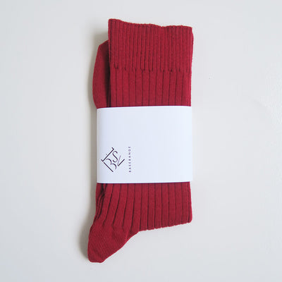 【Baserange/ベースレンジ】<br>RIB OVERANKLE SOCKS <br>SORO-CR-WI25