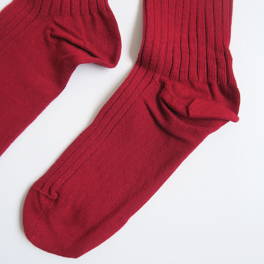 【Baserange/ベースレンジ】<br>RIB OVERANKLE SOCKS <br>SORO-CR-WI25