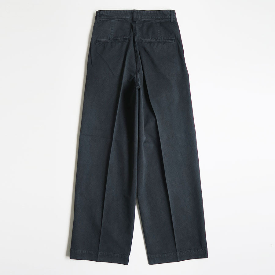 AURALEE/オーラリー】GARMENT-DYED FINX LIGHT CHINO ONE-TUCK WIDE