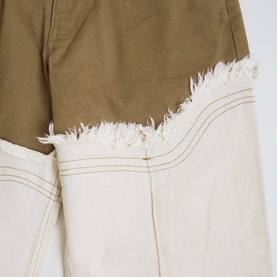 【kotohayokozawa/コトハヨコザワ】<br>FRINGE DENIM PANTS <br>KT23A-PT01