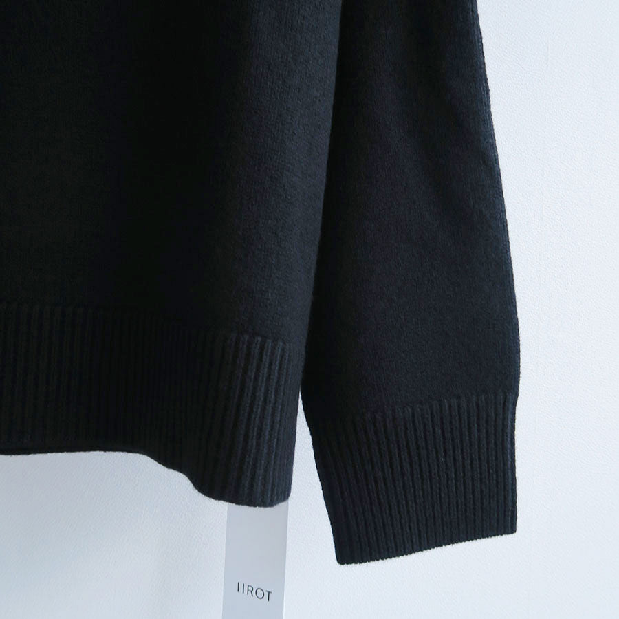【IIROT/イロット】<br>Drape hoodie knit <br>024-023-KT61