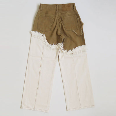【kotohayokozawa/コトハヨコザワ】<br>FRINGE DENIM PANTS <br>KT23A-PT01