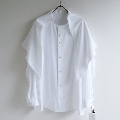 【THE RERACS/ザ・リラクス】<br>RERACS PE SUPER LIGHT SPUN SCARF COLLAR SHIRT <br>24FW-REBL-432L-J