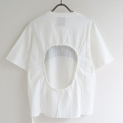 【INSCRIRE/アンスクリア】<br>Back Circle Tee <br>I25SS-BC98A