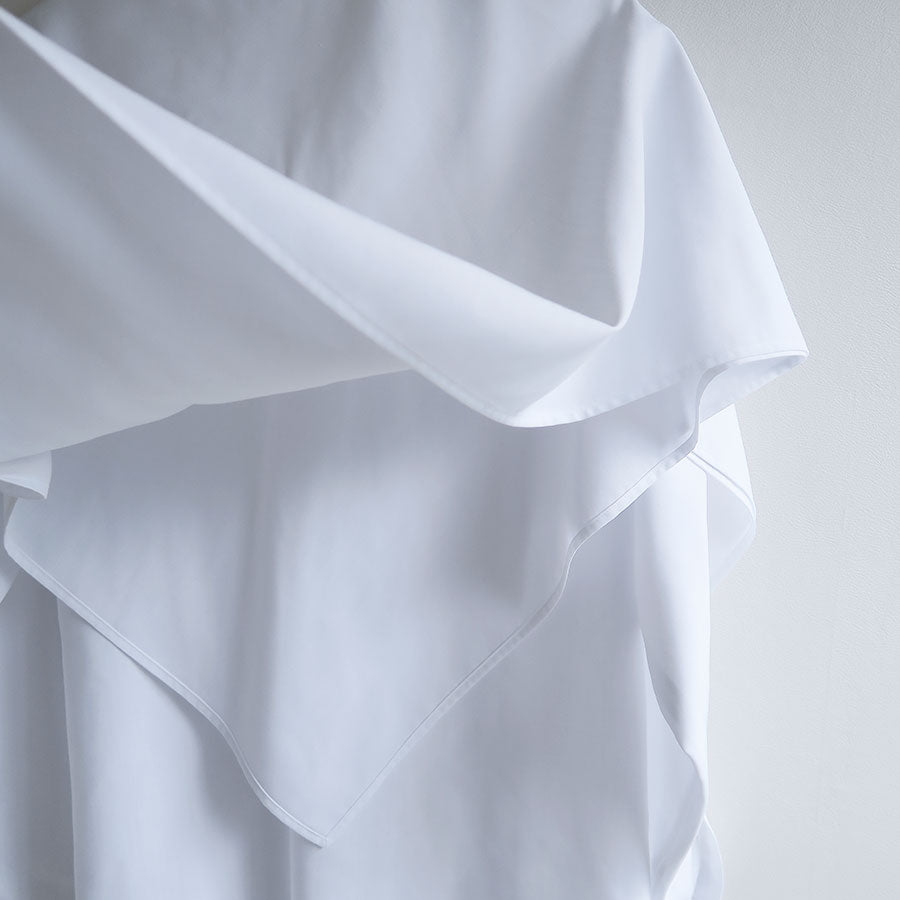 【THE RERACS/ザ・リラクス】<br>RERACS PE SUPER LIGHT SPUN SCARF COLLAR SHIRT <br>24FW-REBL-432L-J