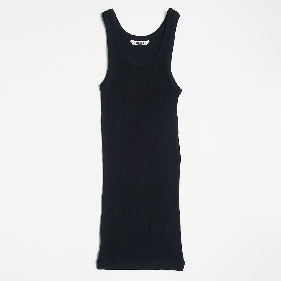 【AURALEE/オーラリー】<br>WOOL SILK SOFT RIB TANK <br>A25AT02WS