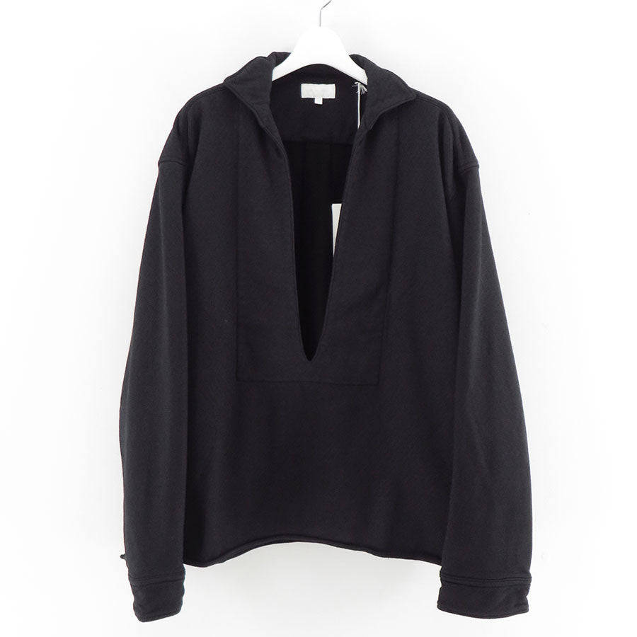 【KANEMASA PHIL./カネマサフィル】<br>36G Needle Punch Vneck Smog <br>KM25A-008