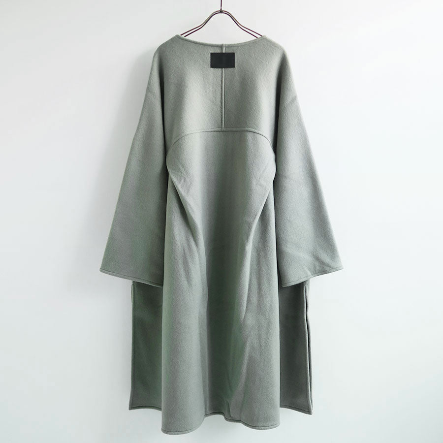 【COGTHEBIGSMOKE/コグ ザ ビックスモーク】<br>KENSINGTON COLLARLESS COAT <br>11802-193-1115-1