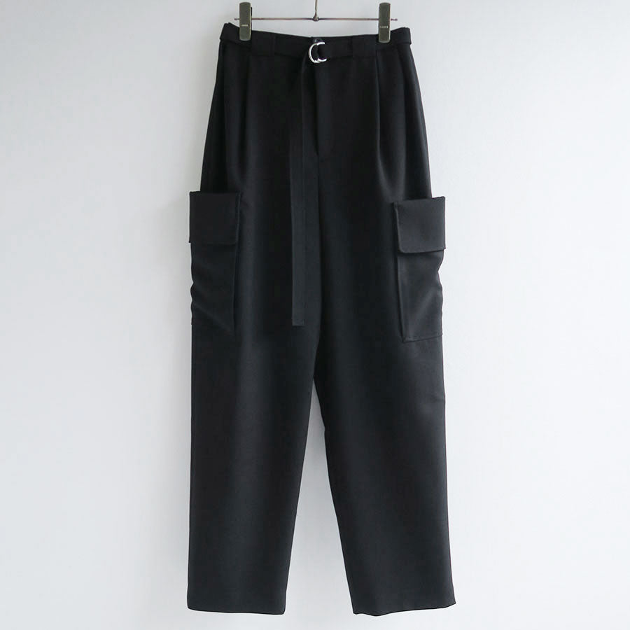 【IIROT/イロット】<br>Wool like band trouser <br>024-023-WP69