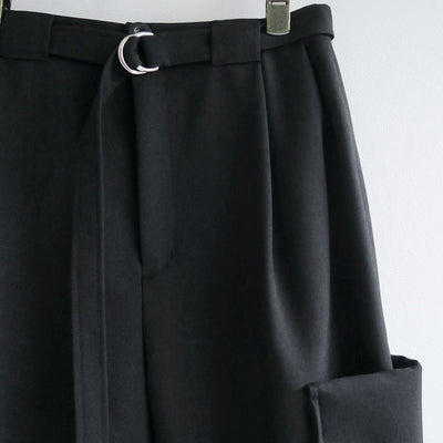 【IIROT/イロット】<br>Wool like band trouser <br>024-023-WP69