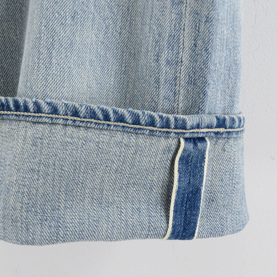 AURALEE/オーラリー】FADED SELVEDGE LIGHT DENIM WIDE PANTS