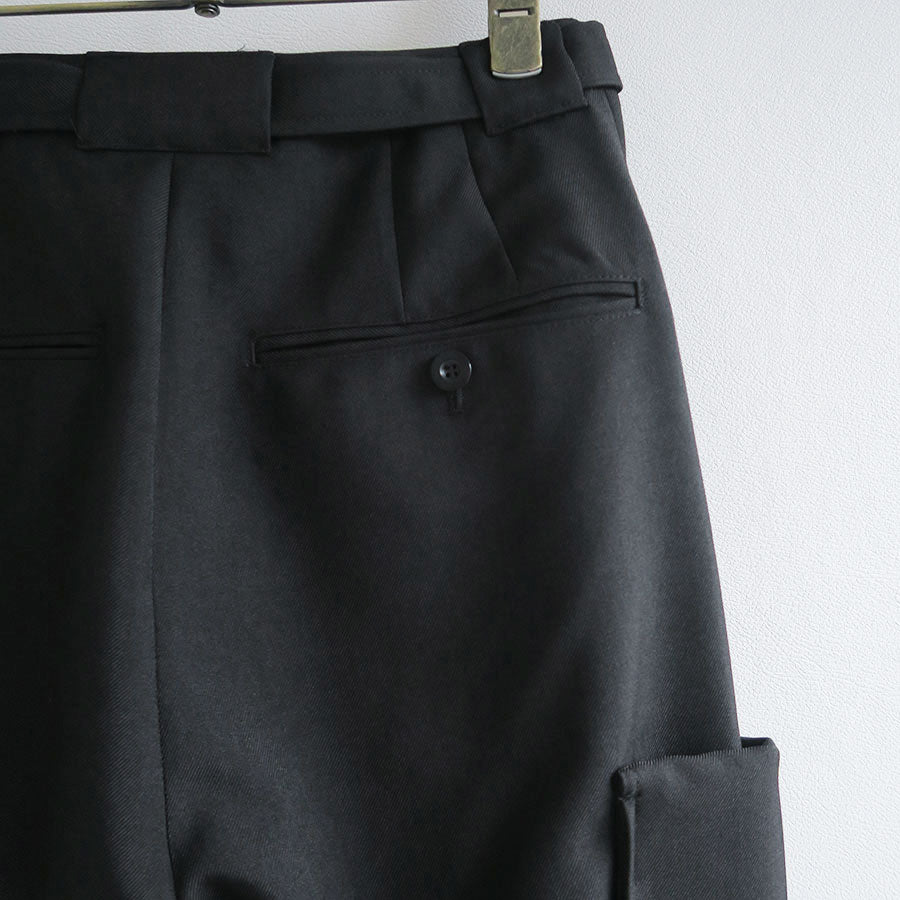 【IIROT/イロット】<br>Wool like band trouser <br>024-023-WP69