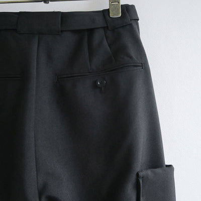 【IIROT/イロット】<br>Wool like band trouser <br>024-023-WP69