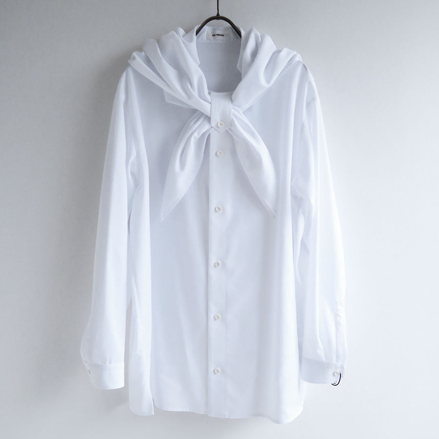 【THE RERACS/ザ・リラクス】<br>RERACS PE SUPER LIGHT SPUN SCARF COLLAR SHIRT <br>24FW-REBL-432L-J