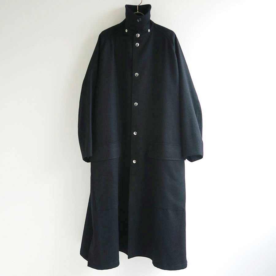 【THE RERACS/ザ・リラクス】<br>RERACS HOODED BAL COLLAR COAT <br>23FW-RECT-373L-J