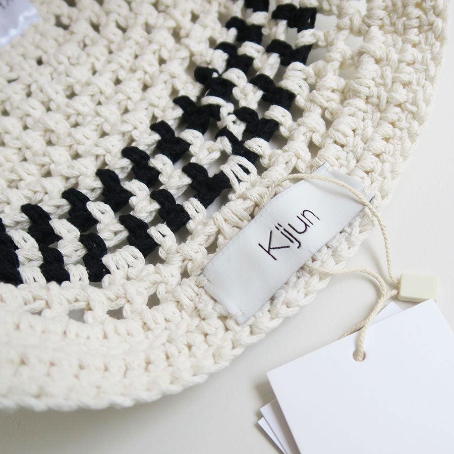 【Kijun/キジュン】<br>Crochet Bucket Hat UNISEX <br>24PSU502