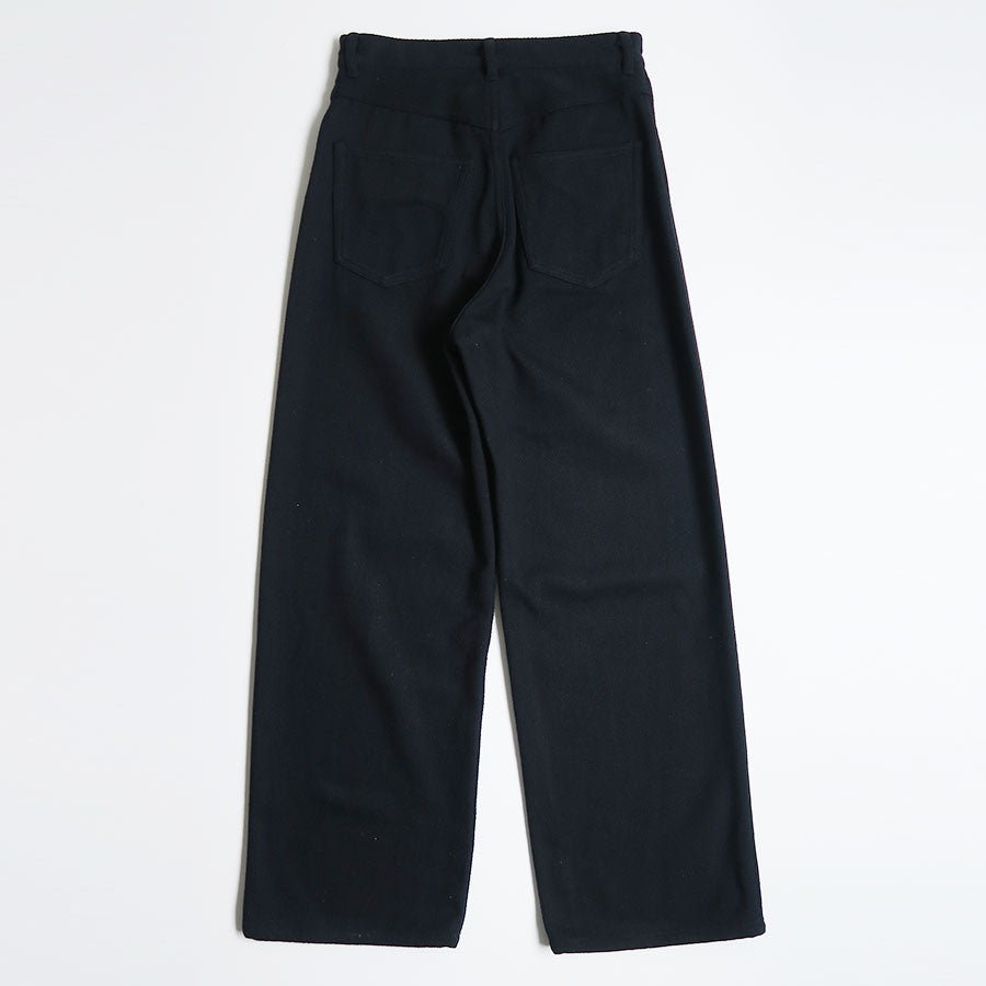 AURALEE/オーラリー】SILK NEP DENIM 5P WIDE PANTS A26SP03SDの通販