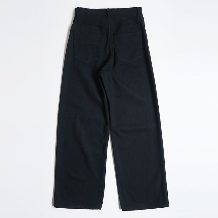 AURALEE/オーラリー】SILK NEP DENIM 5P WIDE PANTS A26SP03SDの通販