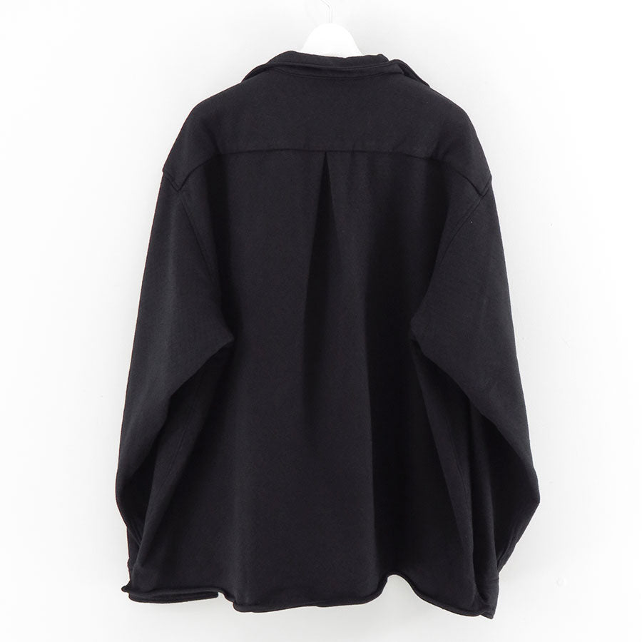 【KANEMASA PHIL./カネマサフィル】<br>36G Needle Punch Vneck Smog <br>KM25A-008