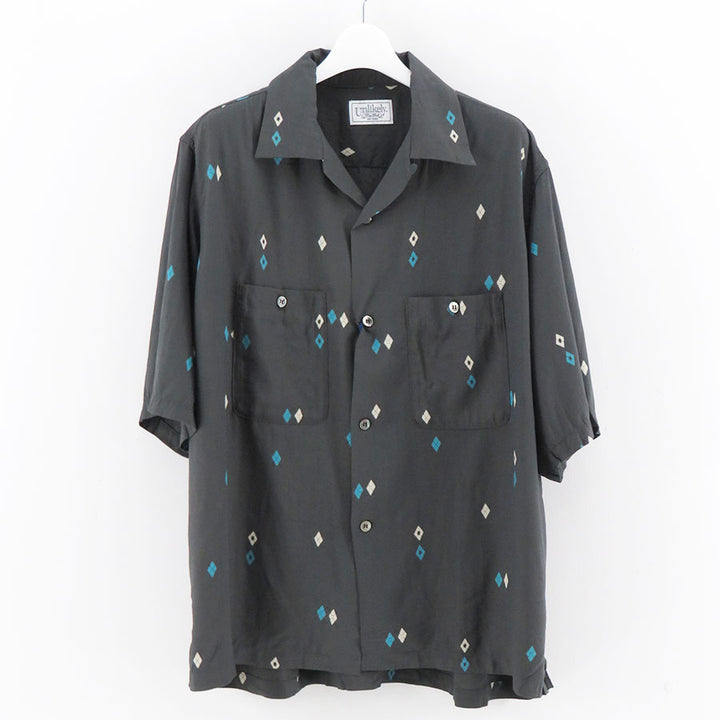 UNLIENS シャツ Unlikely/アンライクリー】Unlikely Rayon Shirts S/S Argyle U26S-01