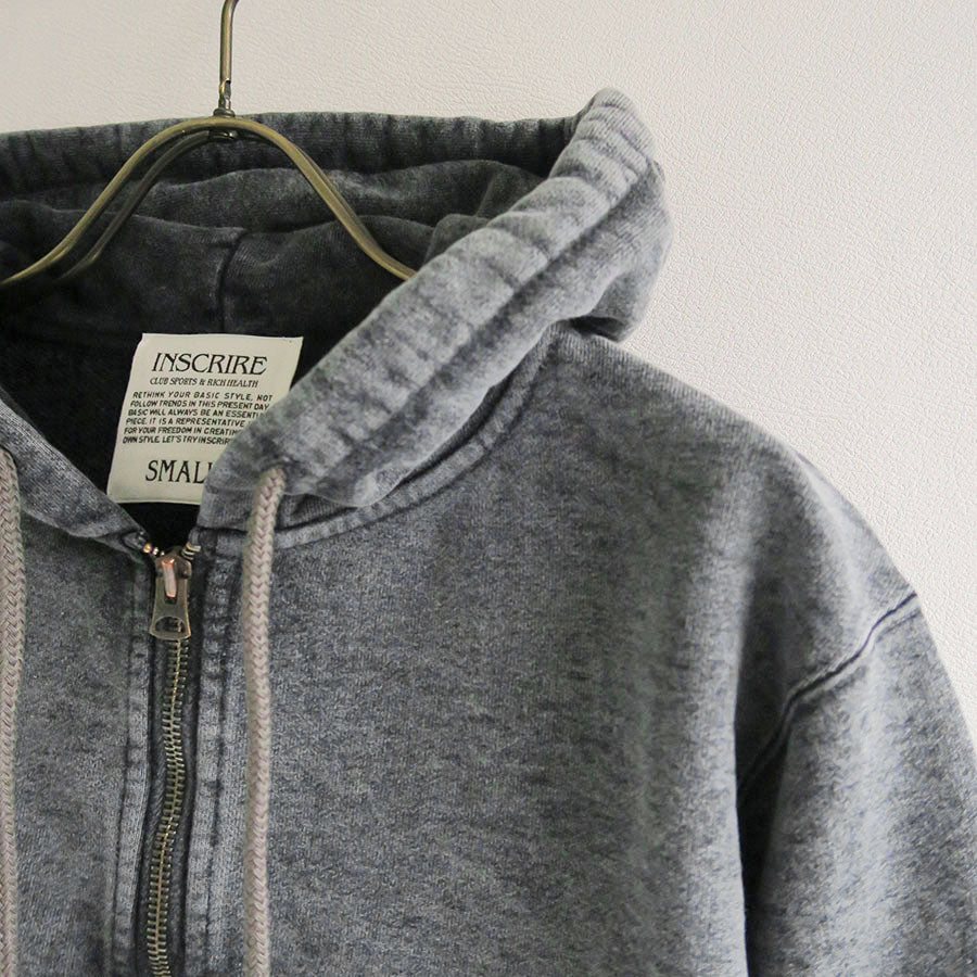 【INSCRIRE/アンスクリア】<br>Zip Up Hoodie <br>I24SS-BC79