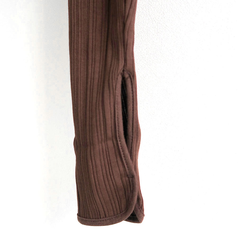 【Mame Kurogouchi/マメ】<br>Random Ribbed Organic Cotton 2 way Dress <br>MM23PF-JS725