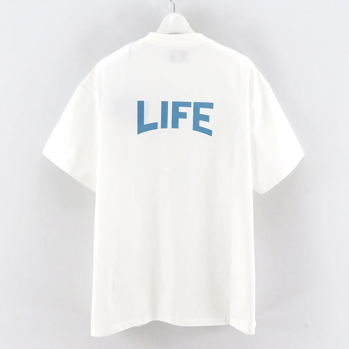 NO BAYSTARS,NO LIFE. Tシャツ ホワイト×ネイビー L Unlikely/アンライクリー】Unlikely Lt Weight Tee 