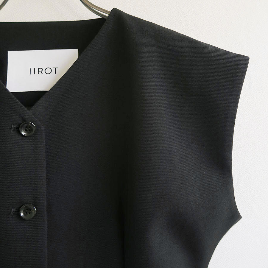 【IIROT/イロット】<br>Wool Vest Jamp Suit <br>023-023-WD19