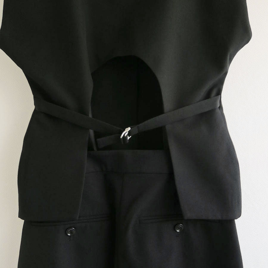【IIROT/イロット】<br>Wool Vest Jamp Suit <br>023-023-WD19