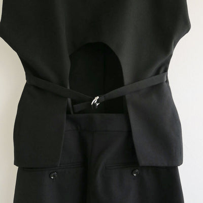 【IIROT/イロット】<br>Wool Vest Jamp Suit <br>023-023-WD19
