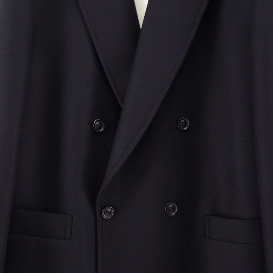 【ULTERIOR/アルテリア】<br>SUPER FINE LIGHT MELTON DB JKT <br>UJK25-KC205-A