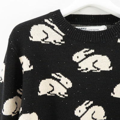 【DAIRIKU/ダイリク】<br>"Rabbit" Tite Pullover Knit <br>24AWK-5