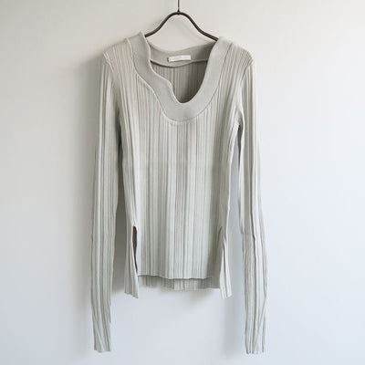 【KANAKO SAKAI/カナコサカイ】<br>RIBBED-KNIT TOP <br>KS2302082