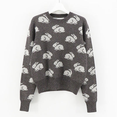 【DAIRIKU/ダイリク】<br>"Rabbit" Tite Pullover Knit <br>24AWK-5