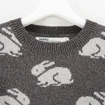 【DAIRIKU/ダイリク】<br>"Rabbit" Tite Pullover Knit <br>24AWK-5