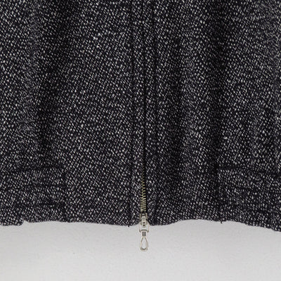 【ULTERIOR/アルテリア】<br>WOOL SILK KERSEY ZIP UP JKT <br>UBS47-KC206-B