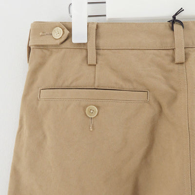 【AURALEE/オーラリー】<br>WASHED FINX CHINO ONE-TUCK PANTS <br>A25SP02FC