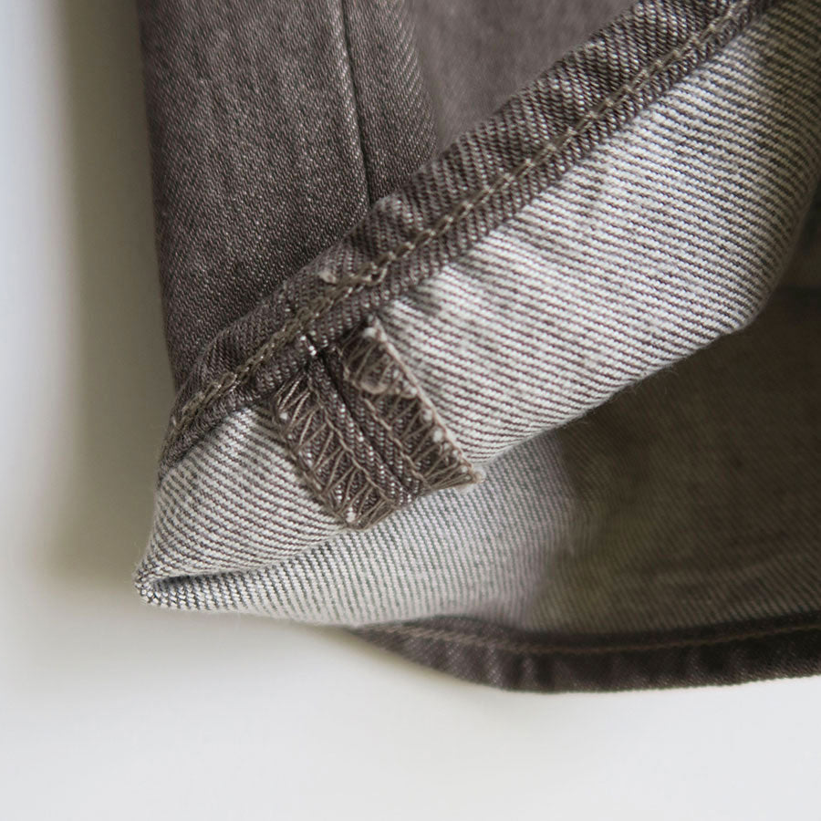 【AURALEE/オーラリー】<br>HARD TWIST BROWN DENIM 5P PANTS <br>A23AP02MD