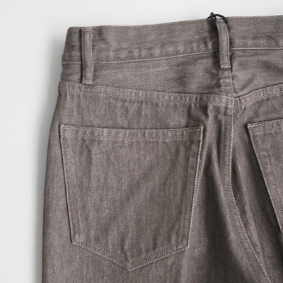 【AURALEE/オーラリー】<br>HARD TWIST BROWN DENIM 5P PANTS <br>A23AP02MD